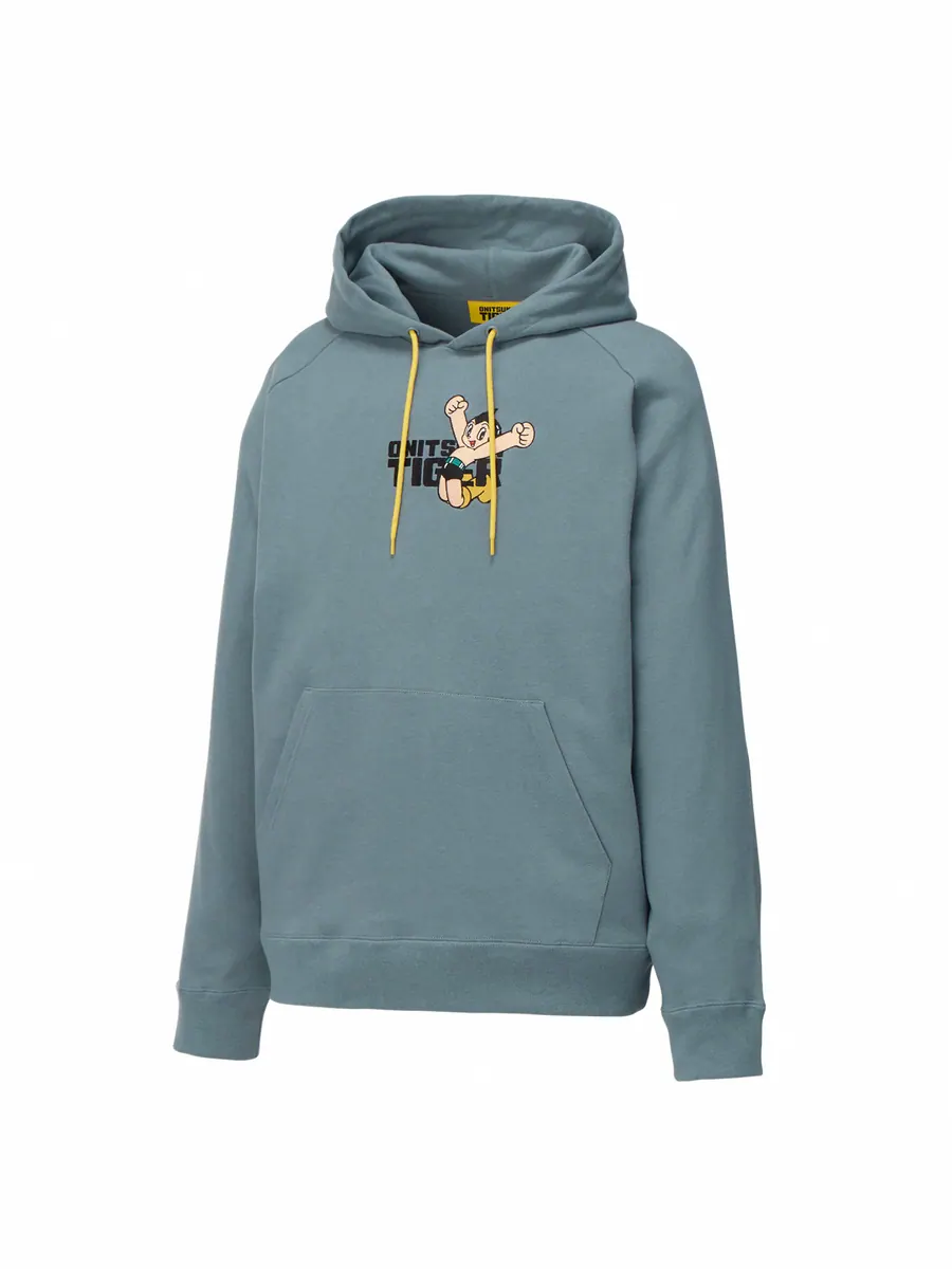 Худи Onitsuka Tiger x Astro Boy Sweet Hoodie 'Blue Grey' — изображение 3 из 4, серый