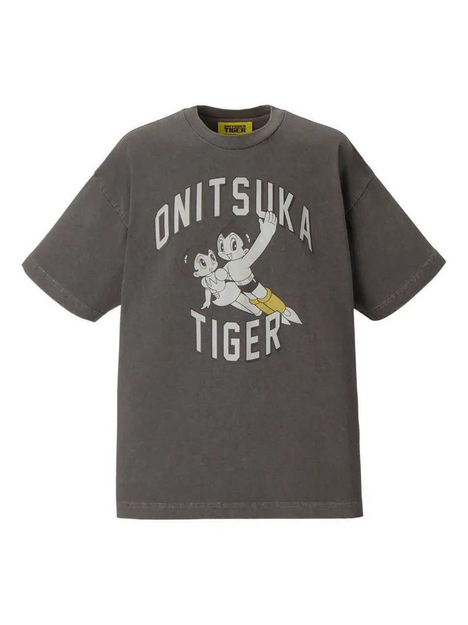 Футболка Onitsuka Tiger x Astro Boy с принтом, свободного кроя — изображение 1 из 2, светлый серый
