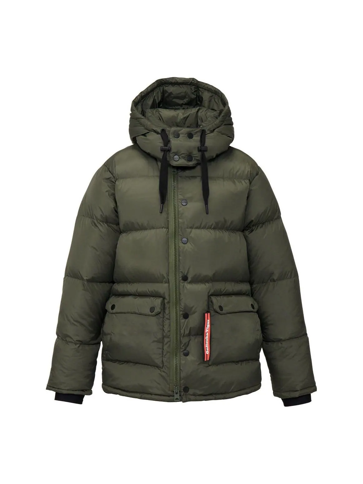 Пуховая куртка Onitsuka Tiger Down Jacket — изображение 1 из 2, зеленый