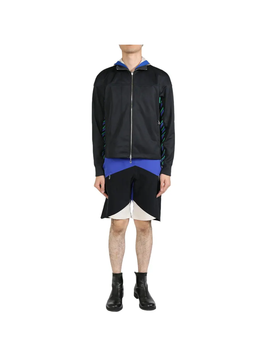 Куртка ASICS x Kiko Kostadinov Novalis Track Jacket 'Black Blue' — изображение 4 из 4, черный