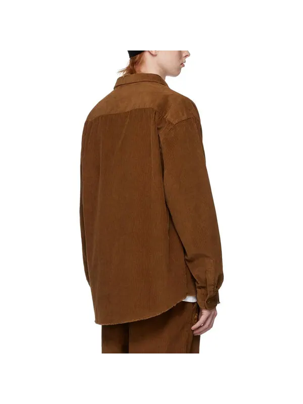 Рубашка painted mascot shirt 'brown' Drew House — изображение 3 из 3, коричневый