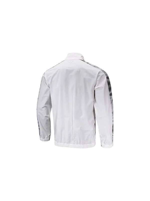 Куртка sportstyle woven full zip jacket 'white' Under Armour — изображение 2 из 4, белый