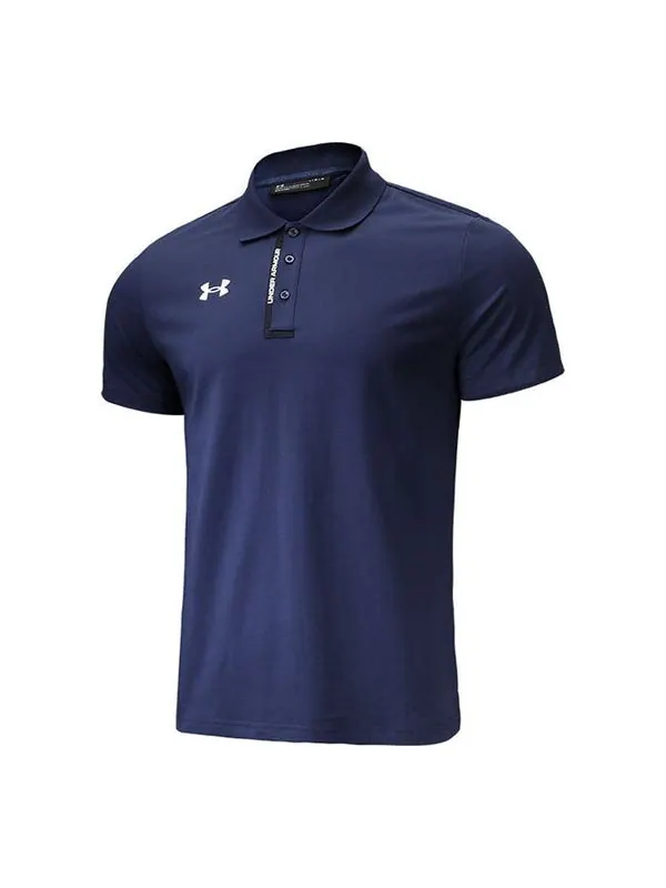Футболка polo shirts 'navy' Under Armour — изображение 1 из 2, темно-синий