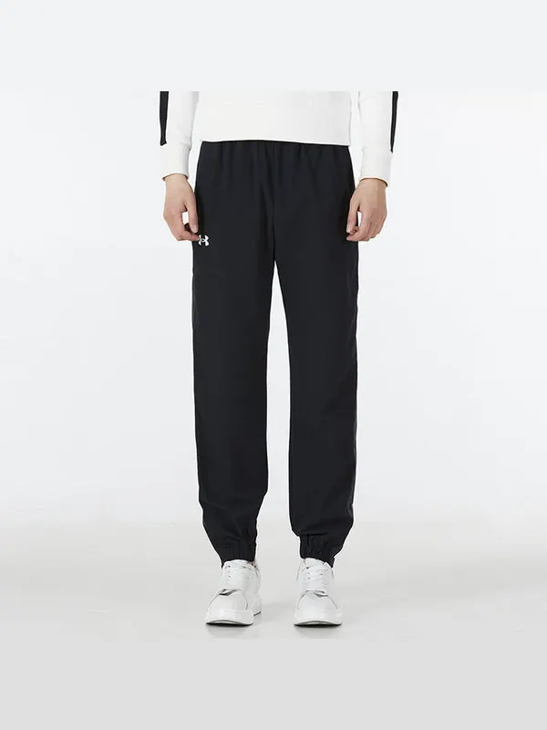 Брюки quick snap tearaway sweatpants 'black' Under Armour — изображение 3 из 4, черный