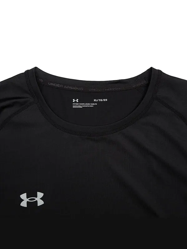 Футболка streaker short sleeve shirt 'black' Under Armour — изображение 4 из 4, черный