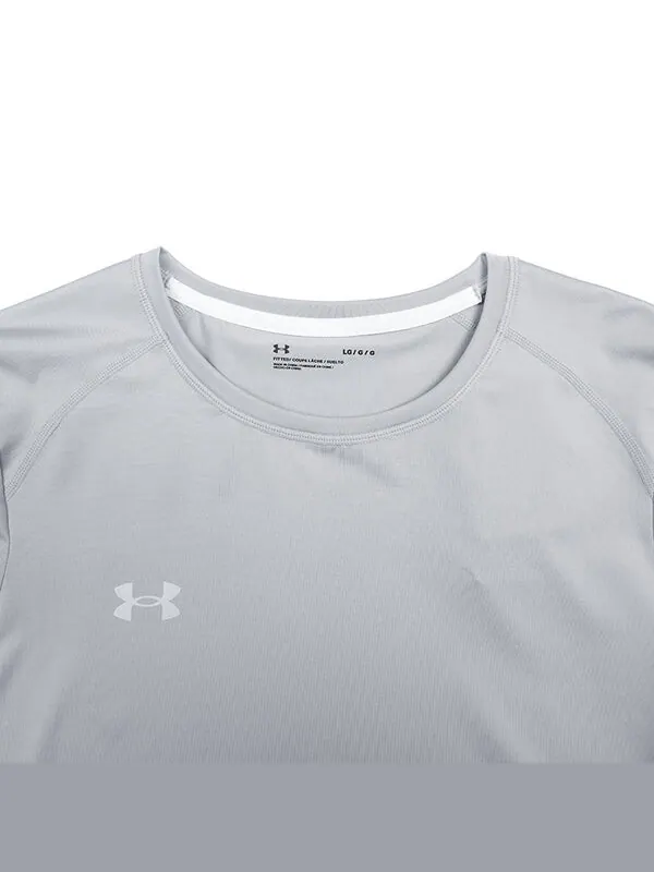 Футболка streaker short sleeve shirt 'grey' Under Armour — изображение 3 из 4, серый