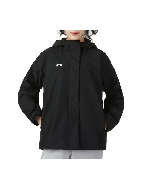 Куртка ace rain jacket 'black' Under Armour — изображение 1 из 4, черный