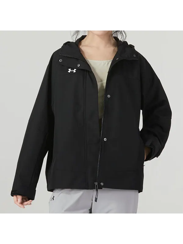 Куртка ace rain jacket 'black' Under Armour — изображение 4 из 4, черный