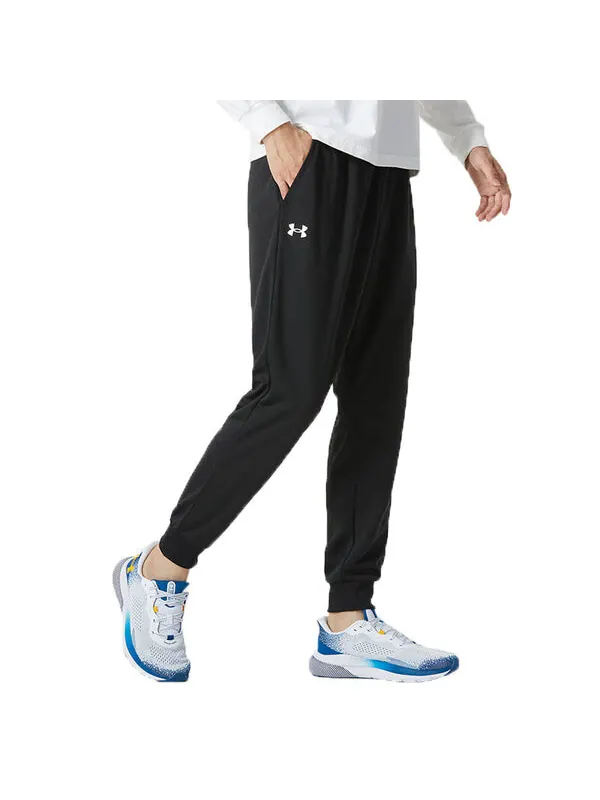 Брюки logo fleece sweatpants 'black' Under Armour — изображение 2 из 2, черный