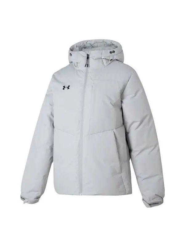Куртка winter down jacket 'grey' Under Armour — изображение 1 из 4, серый