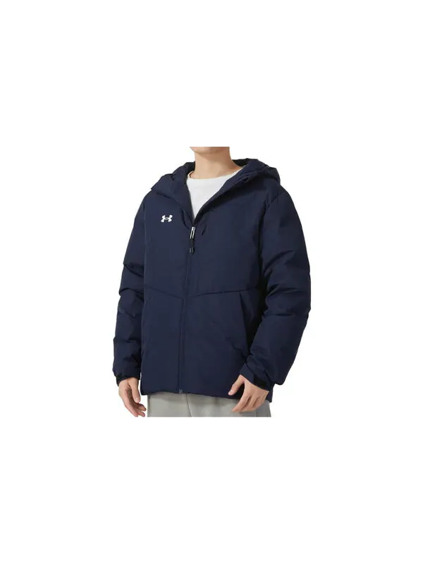 Куртка winter down jacket 'navy blue' Under Armour — изображение 3 из 4, темно-синий