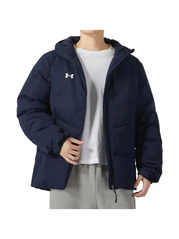 Куртка winter down jacket 'navy blue' Under Armour — изображение 4 из 4, темно-синий