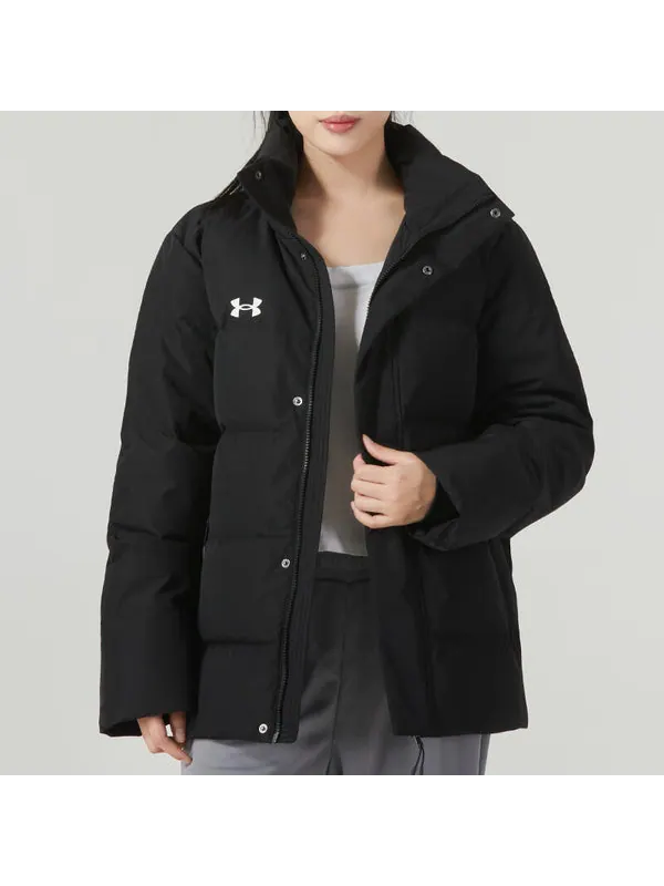 Куртка down jacket 'black' Under Armour — изображение 2 из 4, черный