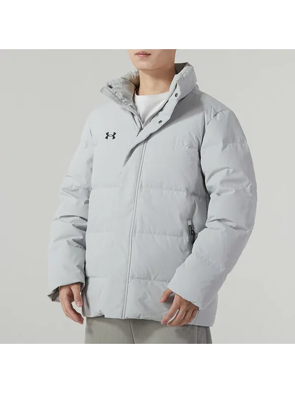 Куртка insulated jacket 'light grey' Under Armour — изображение 2 из 4, серый