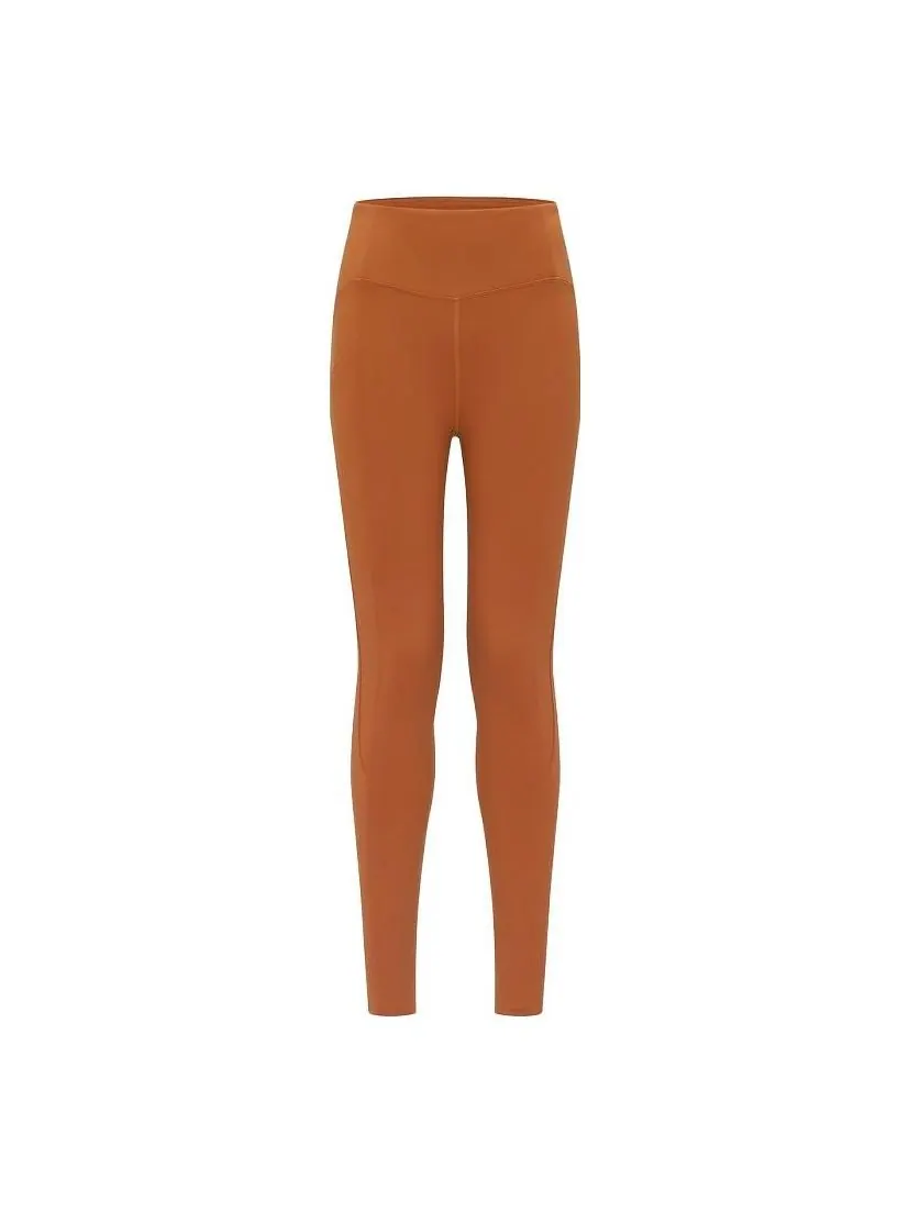 Леггинсы (WMNS) Reebok Training Legging 'Dark Terracotta' — изображение 1 из 4, коричневый
