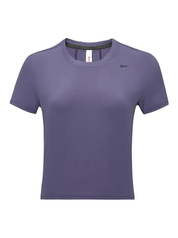 Футболка (WMNS) Reebok Sportswear Short Sleeve T-shirt 'Purple' — изображение 1 из 4, фиолетовый
