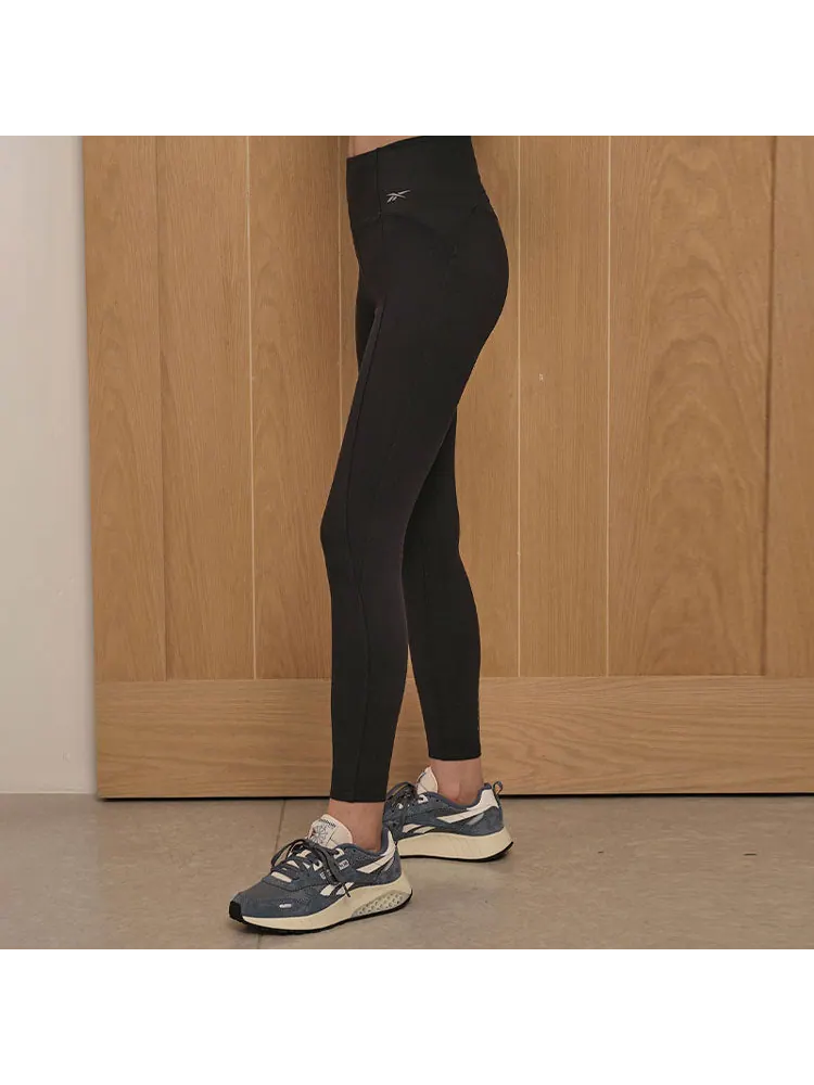 Леггинсы (WMNS) Reebok Training Legging 'Black' — изображение 4 из 5, черный