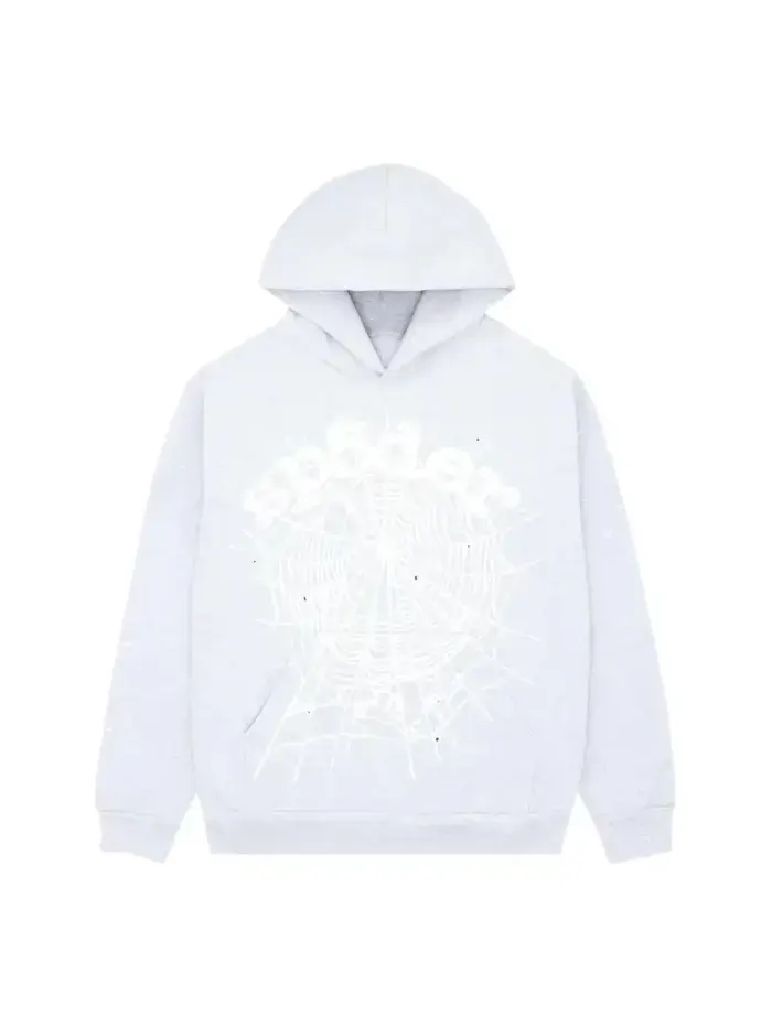 Худи Sp5der OG Web Hoodie 'Heather Grey' — изображение 1 из 1, серый