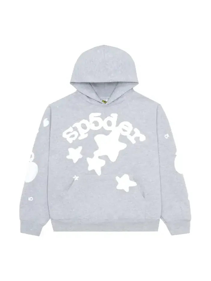 Худи Sp5der Beluga Hoodie 'Grey' — изображение 1 из 2, серый