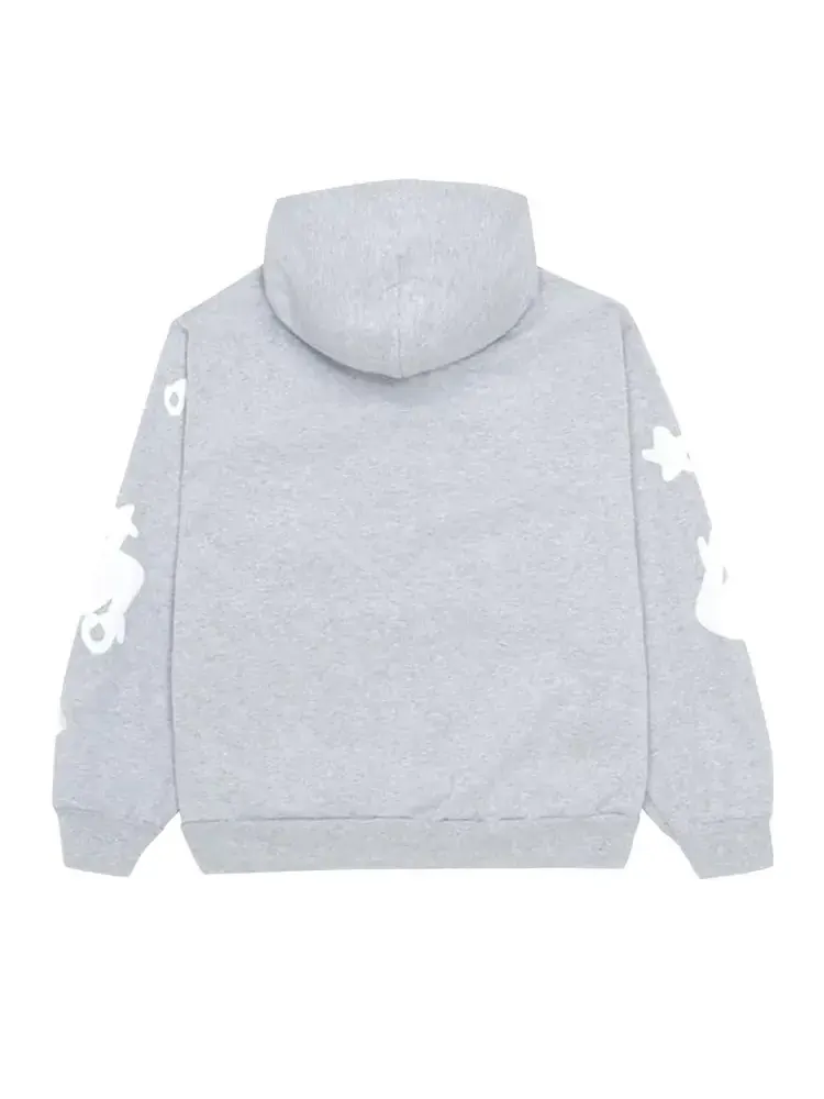 Худи Sp5der Beluga Hoodie 'Grey' — изображение 2 из 2, серый