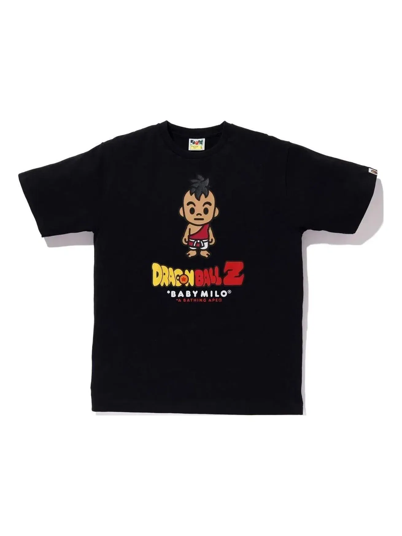 Мужская футболка с принтом Uub & Majin Buu Baby Milo A Bathing Ape — изображение 1 из 1, черный