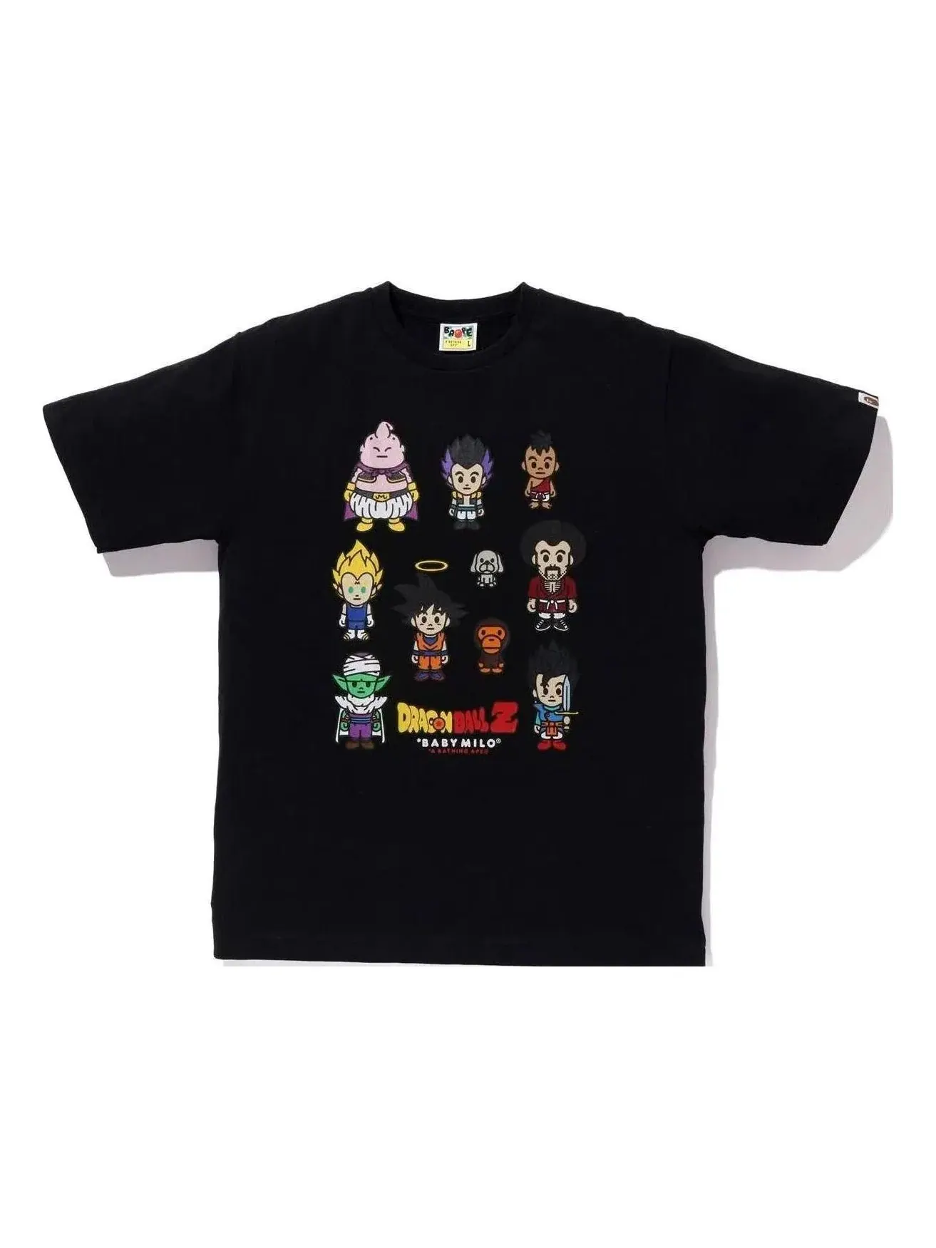 Мужская футболка с принтом Dragon Ball Z Baby Milo A Bathing Ape — изображение 1 из 2, черный