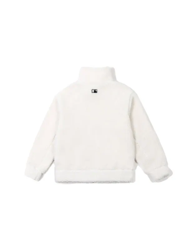 Куртка MLB New York Yankees Lambs Wool Jacket Unisex White — изображение 2 из 4, белый