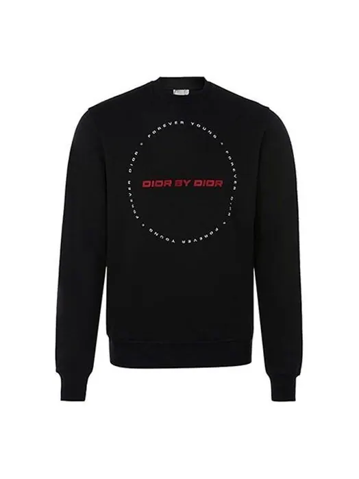 Толстовка men's fw21 alphabet embroidered long sleeves pullover black Dior