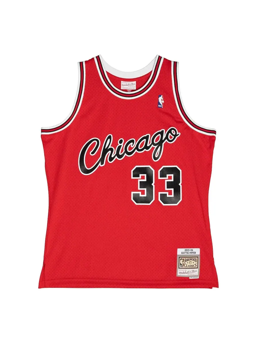 Джерси Mitchell & Ness x NBA Chicago Bulls Jersey 'Scottie Pippen 2003-04' — изображение 1 из 2, красный