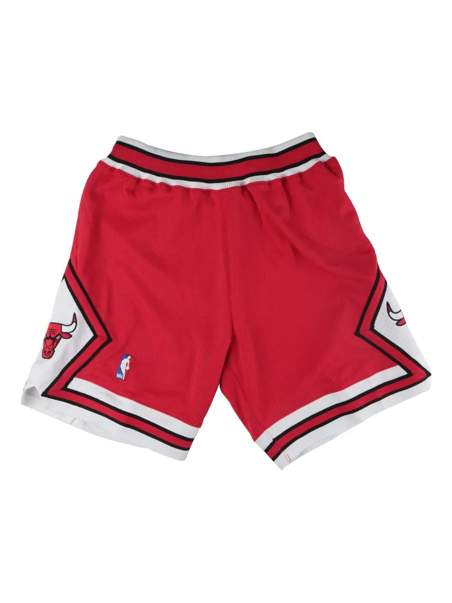 Спортивные шорты Mitchell & Ness x NBA AU Chicago Bulls 1975-76 Road Swingman Shorts 'Red' — изображение 1 из 2, красный
