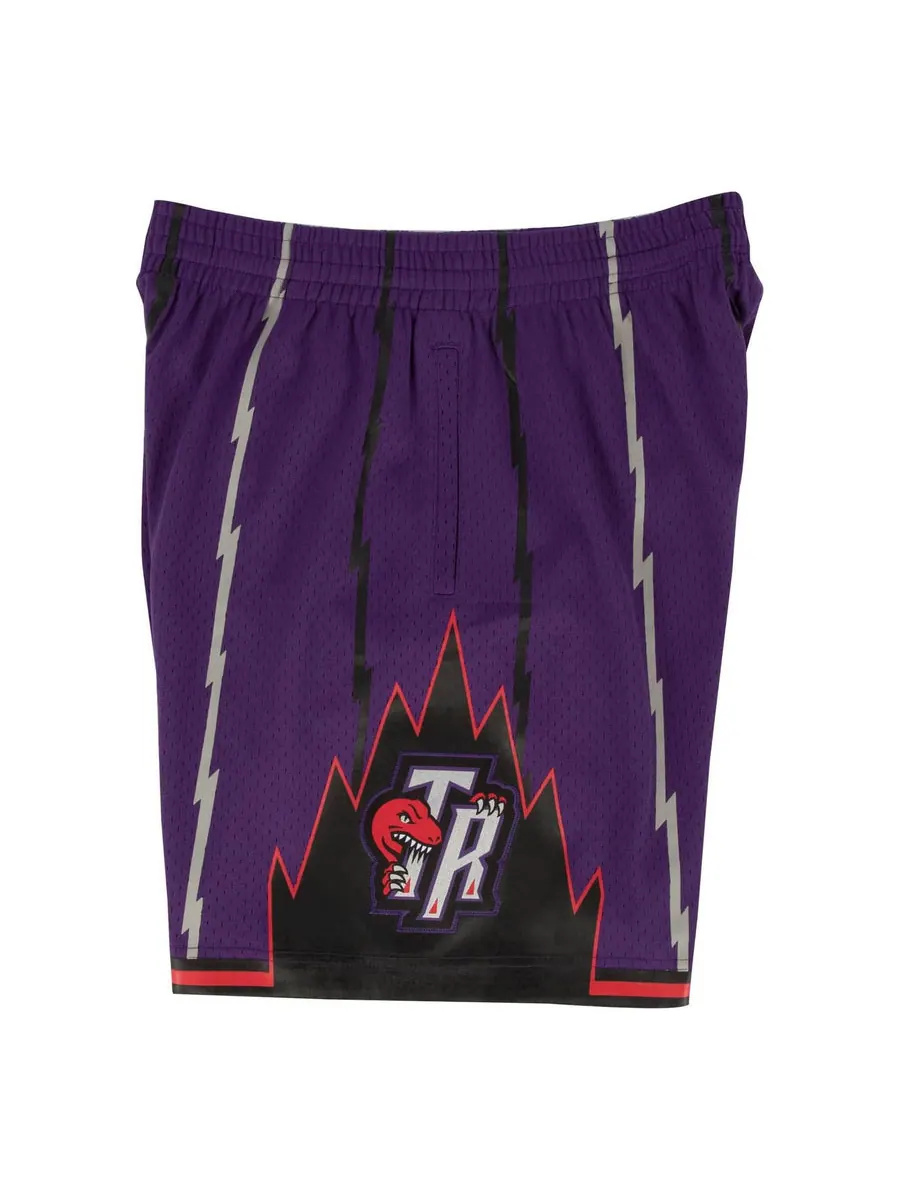 Спортивные шорты Mitchell & Ness x NBA Toronto Raptors 1998-99 Road Swingman Shorts 'Purple' — изображение 2 из 3, фиолетовый