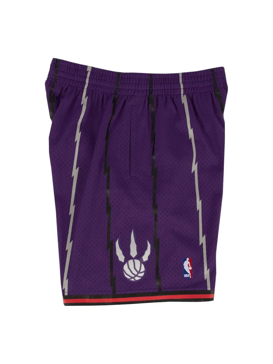 Спортивные шорты Mitchell & Ness x NBA Toronto Raptors 1998-99 Road Swingman Shorts 'Purple' — изображение 3 из 3, фиолетовый