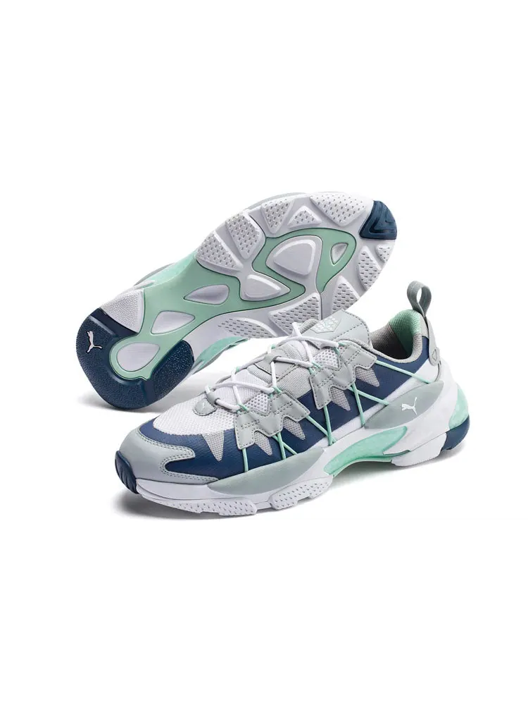 Носки PUMA Lqdcell Omega Striped Kit 'Grey Green' — изображение 2 из 4, серый