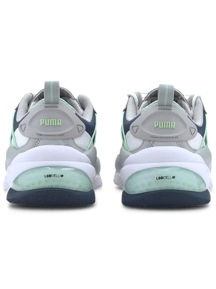 Носки PUMA Lqdcell Omega Striped Kit 'Grey Green' — изображение 4 из 4, серый