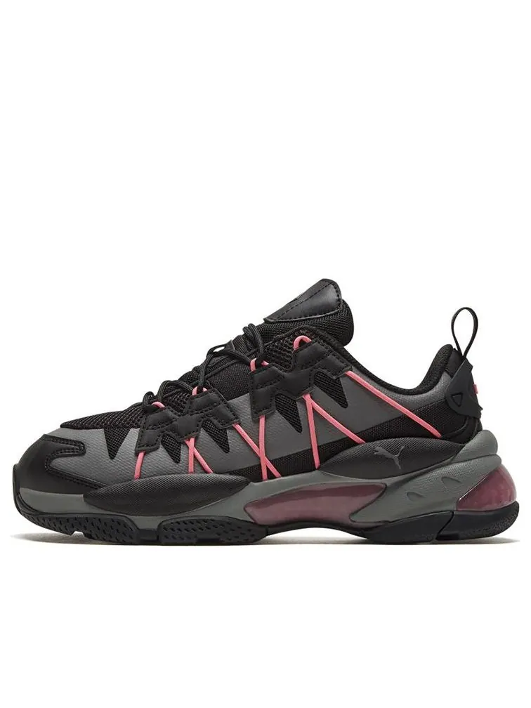 Носки PUMA LQDCELL Omega Striped Knit 'Black Castlerock'