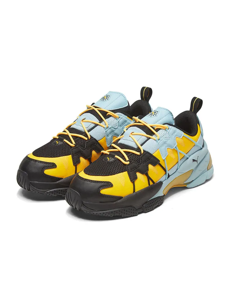 Носки PUMA LQDCELL Omega Striped Knit 'Black Ultra Yellow' — изображение 4 из 6, желтый