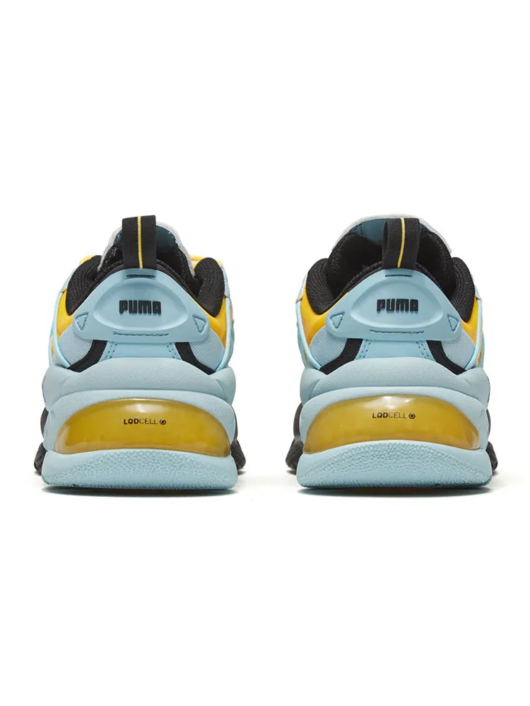 Носки PUMA LQDCELL Omega Striped Knit 'Black Ultra Yellow' — изображение 5 из 6, желтый