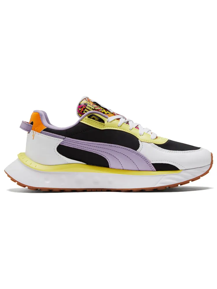 Носки PUMA Romero Britto x Wild Rider 'White Limelight Gum' — изображение 2 из 6, белый