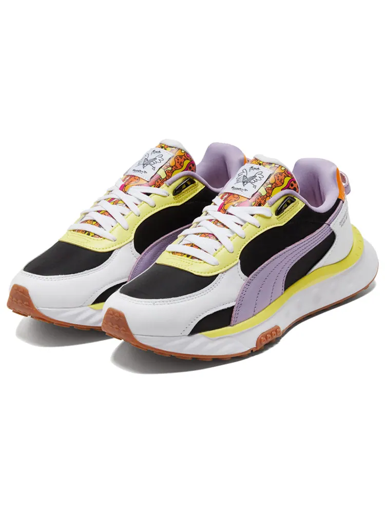 Носки PUMA Romero Britto x Wild Rider 'White Limelight Gum' — изображение 3 из 6, белый