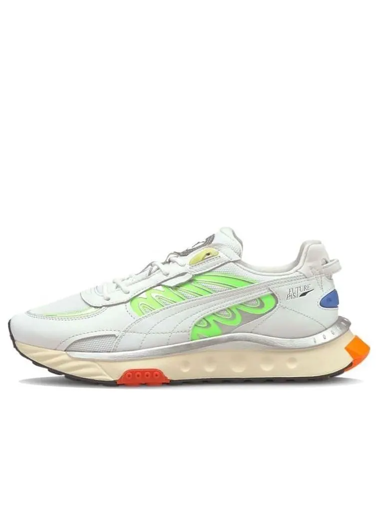 Носки PUMA Wild Rider Techno 'White Green Glare'