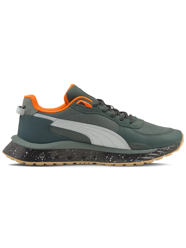 Носки PUMA Wild Rider 'Winter - Balsam Green' — изображение 2 из 5, серый