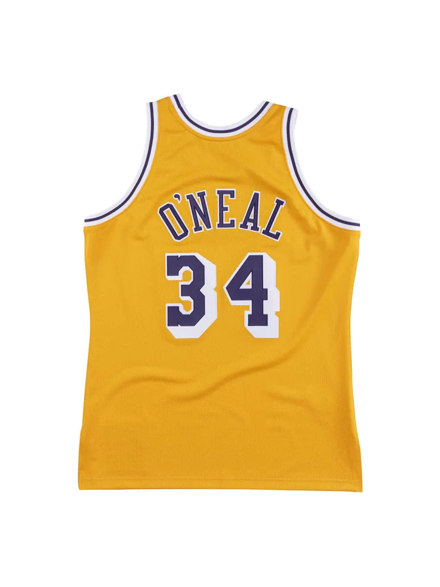 Джерси Mitchell & Ness x NBA Los Angeles Lakers 1996-97 Jersey 'Shaquille O'Neal 34' — изображение 2 из 3, желтый
