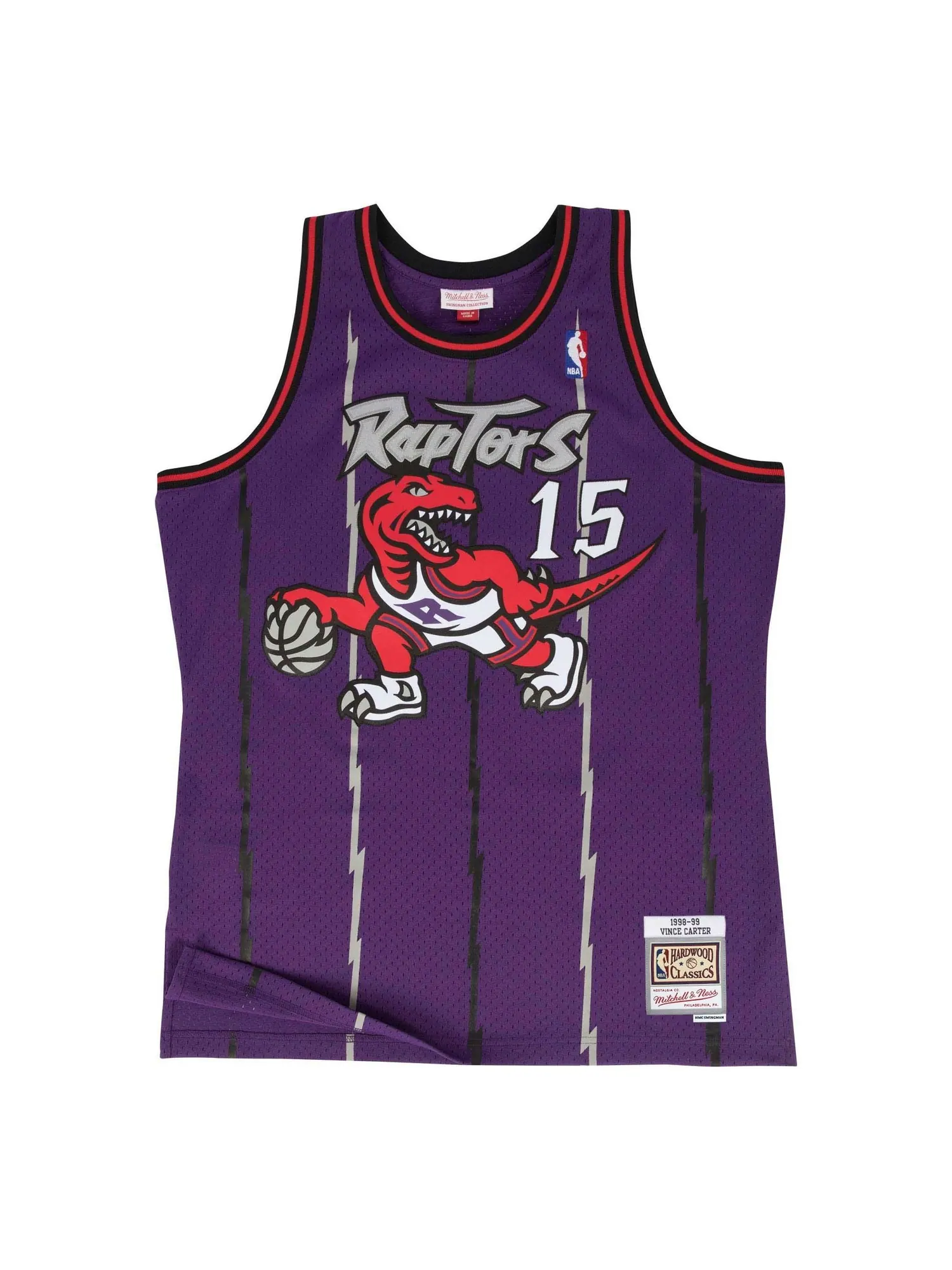 Баскетбольное джерси Mitchell & Ness x NBA Toronto Raptors 1998-99 Swingman Jersey 'Vince Carter 15' — изображение 1 из 2