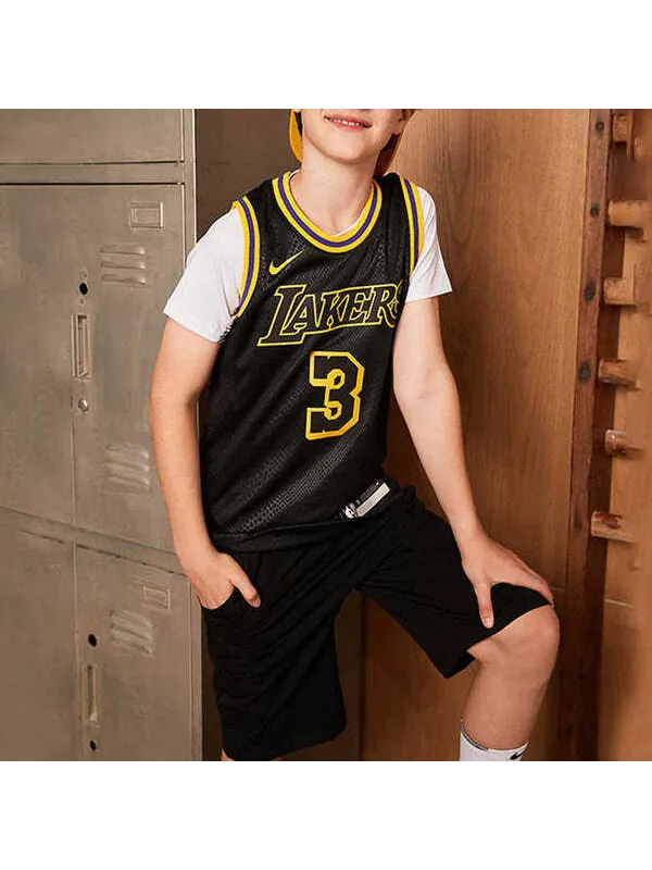 Майка (PS) Nike x NBA LA Lakers Jerseys 'LeBron James 23' — изображение 3 из 4, черный/желтый