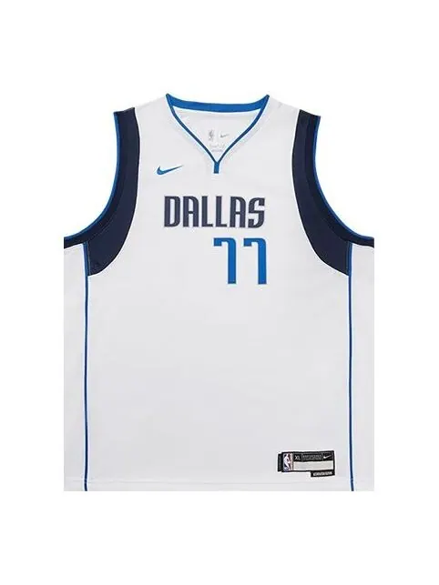 Майка (PS) Nike NBA Dallas Luka Doni Jerseys 'White' — изображение 1 из 2, белый