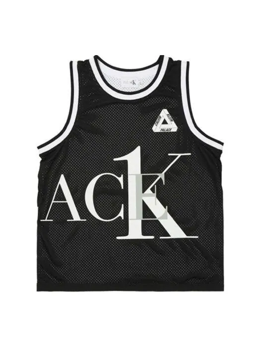Спортивная футболка x calvin klein ck1 reversible basketball vest 'black' Palace — изображение 1 из 2, черный