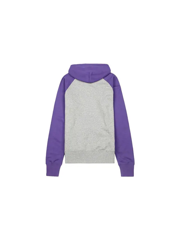 Толстовка Nike Logo Athletic Daily Casual Hoodie 'Purple Grey' — изображение 2 из 4, фиолетовый/серый