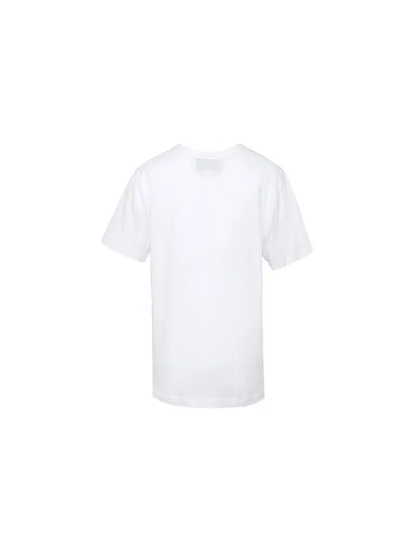Футболка Gucci Washed Jersey Oversize T-Shirt — изображение 2 из 4, белый