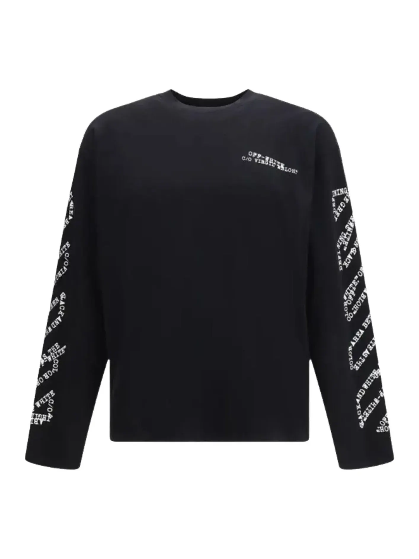 Футболка Off-White Type Arrow Diag Skate 'Black' 44MAB09CS26J002001 — изображение 1 из 2, черный