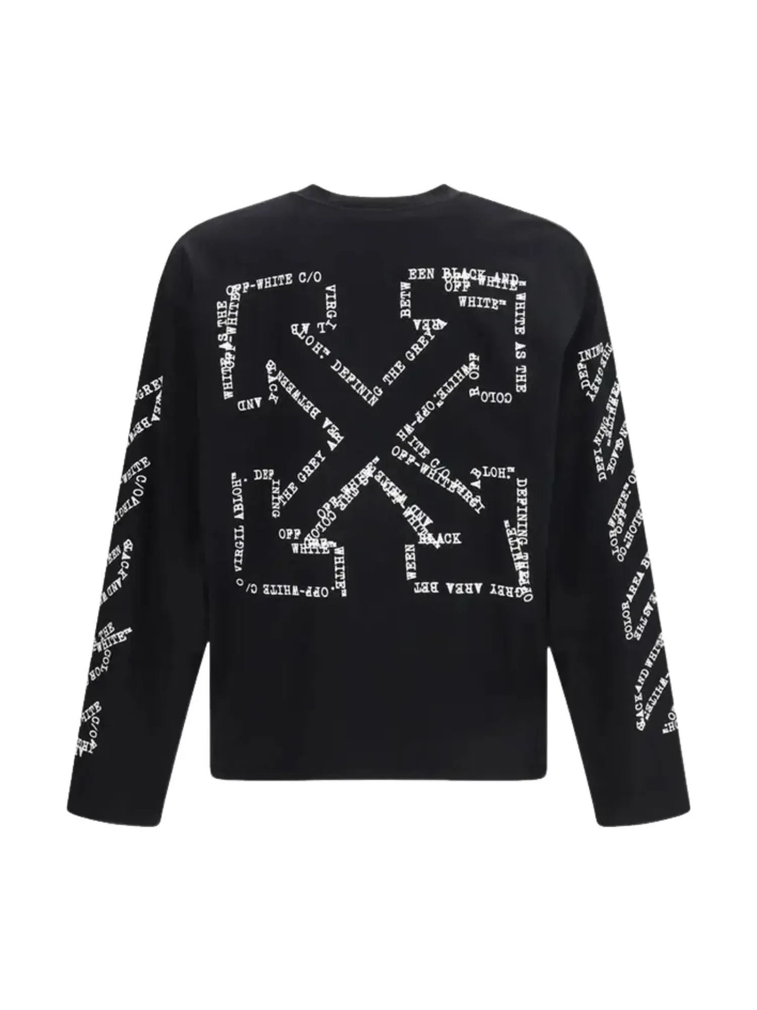 Футболка Off-White Type Arrow Diag Skate 'Black' 44MAB09CS26J002001 — изображение 2 из 2, черный
